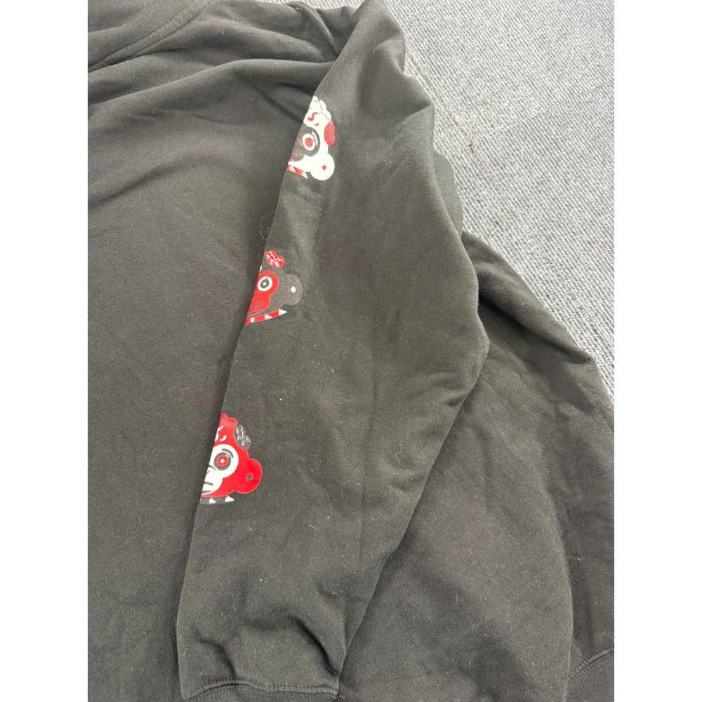 Never Broke Again Mens Hoodie Black Red Graphic Streetwear Fleece XXL - Picture 6 of 6